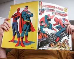 He is a big fan of superhero books and manages his time to read them.